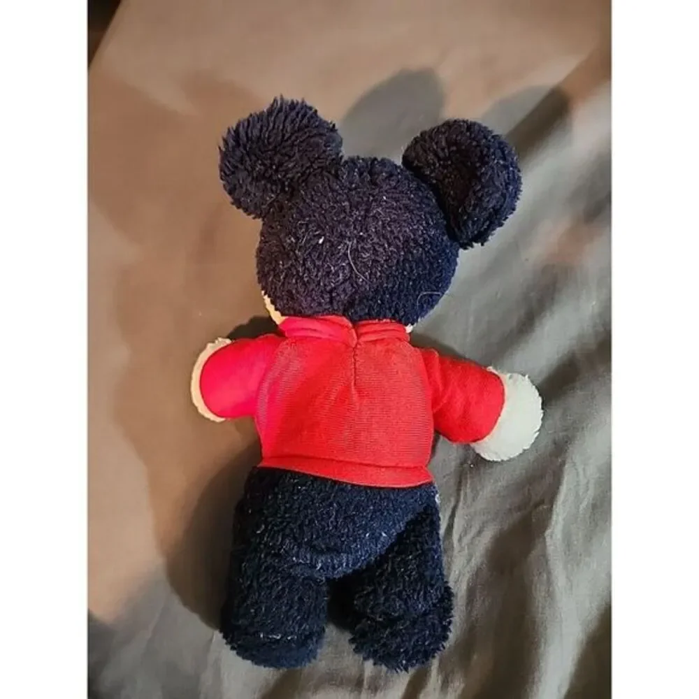 Vintage Walt Disney Productions Knickerbocker Mickey‎ Mouse Plush Toy Stuffed